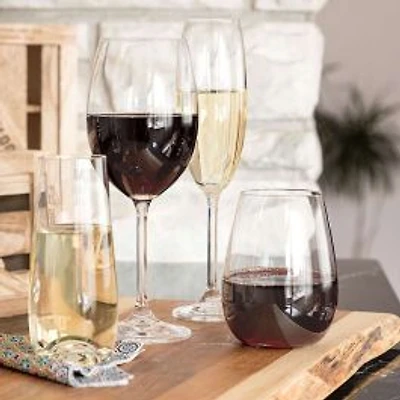 Set of 6 Bohemia Red Wine Glasses