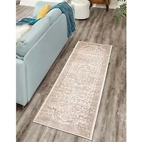 Stassie Traditional Area Rug - Ivory