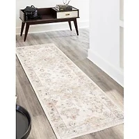 Rococo Traditional Area Rug - Ivory