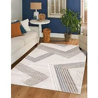 Bentley Contemporary Area Rug - Ivory