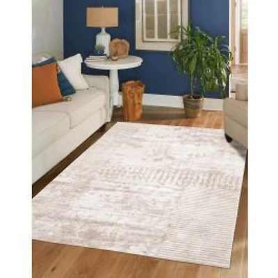 Monica Contemporary Area Rug - Grey