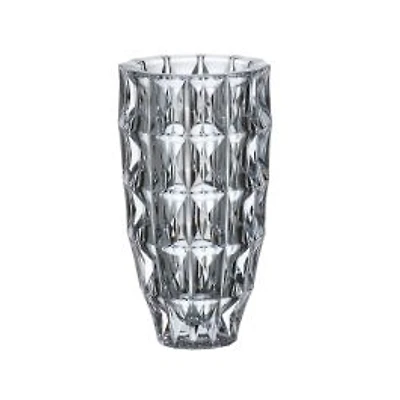 Crystal Bohemia Diamond Vase 28cm by Brillant