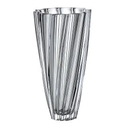 Crystal Bohemia Scallop Vase 35.5cm by Brillant