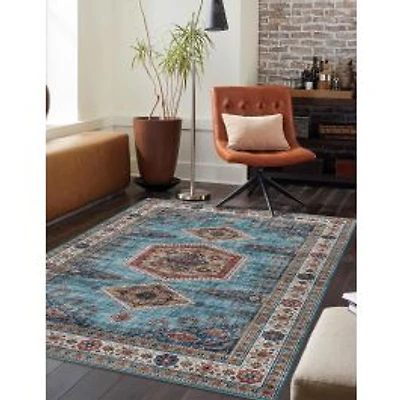 Tracy Traditional Area Rug - Rust