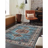 Tracy Traditional Area Rug - Rust