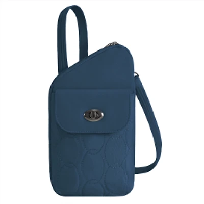 Runways Anti-Theft Slim Asymmetric Crossbody Bag- Ocean