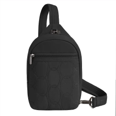 Runways Anti-Theft Small Sling Bag- Black