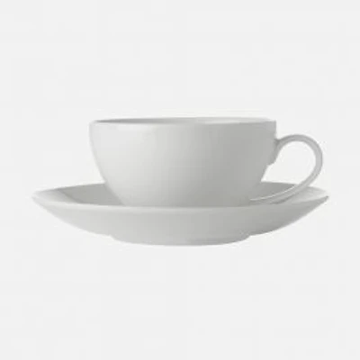 Ensemble de 8 tasses et soucoupes « White Basics »