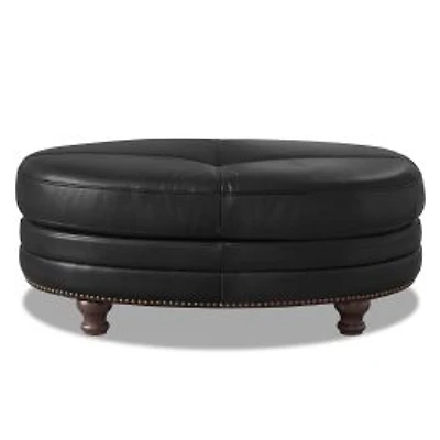 Belfast Leather Ottoman - Special Order Item
