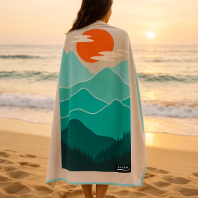 Microfiber Beach Towel - Horizon