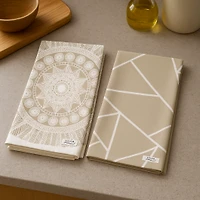 Microfiber Refined Dish Towels - Beige, Set of 2