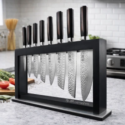 Damashiro Emperor Hisa Knife Block 9-Piece