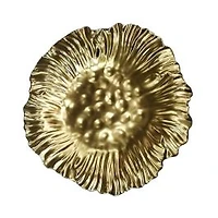 Elegance Gold Sunflower Plate