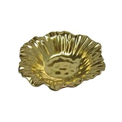 Elegance Set of 2 Gold Sunflower Bowl 6.75