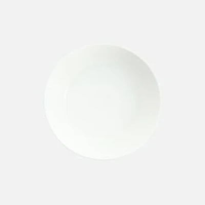 Amanda White Embossed Large Salad Bowl - 10.25"