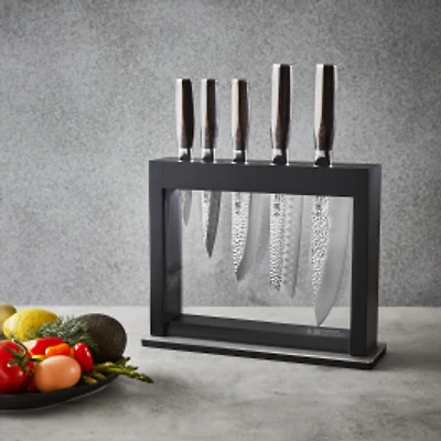 Damashiro Emperor Hisa2 Knife Block 6-Piece