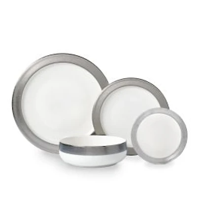 Brilliant Glory Silver 24-Piece Dinnerware Set