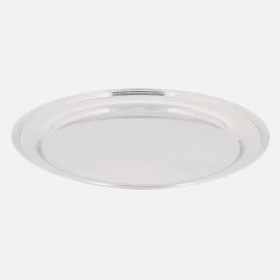 Elegance Stainless Steel Round Tray (12")