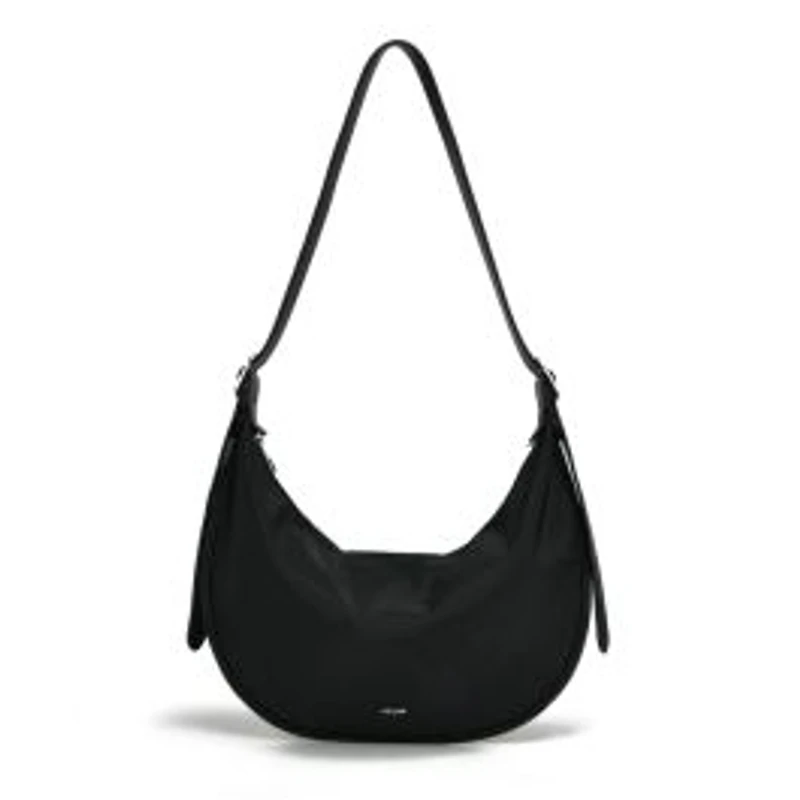 AMIE NYLON CROSSBODY - Black