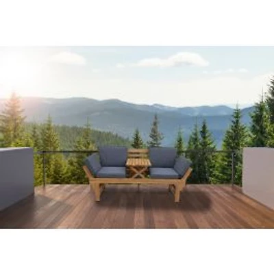 Sierra Woodland Duo Bench