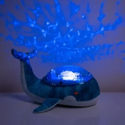 Rechargeable Tranquil Whale™ with Sound and Ceiling Projections - White