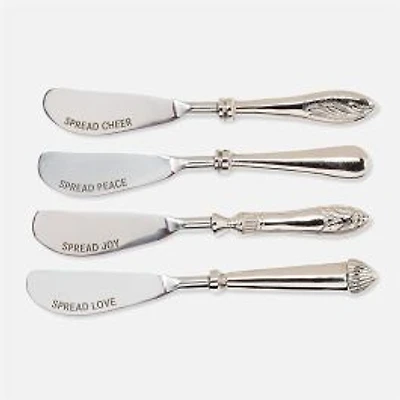 Festive Cheer Paté Spreaders, Set of 4