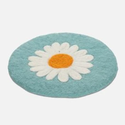 Abbott Blue Daisy Trivet, 8 inches