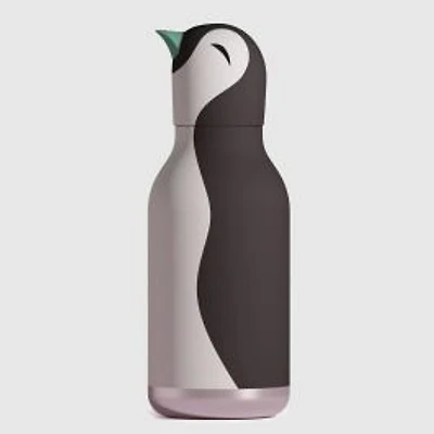 Bouteille Bestie par ASOBU - Penguin, noir/blanc