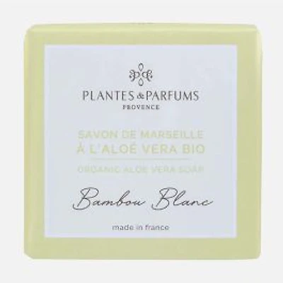 PP Marseille Organic Aloe Vera Soap, 100g - White Bamboo