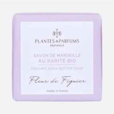 PP Marseille Organic Shea Butter Soap, 100g - Fig Tree Flower