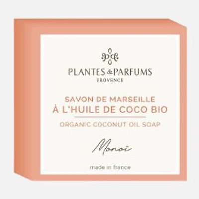 PP Marseille Organic Coconut Oil Soap, 100g - Monoï