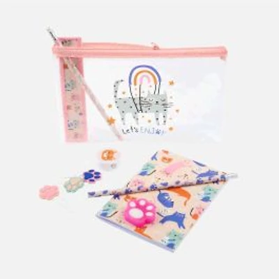 Cat Stationnary Kit, Set of 8 items
