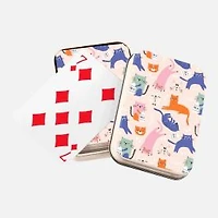 Playing Card with metal box - Cats