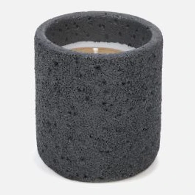 Textured Candle - Dark Grey