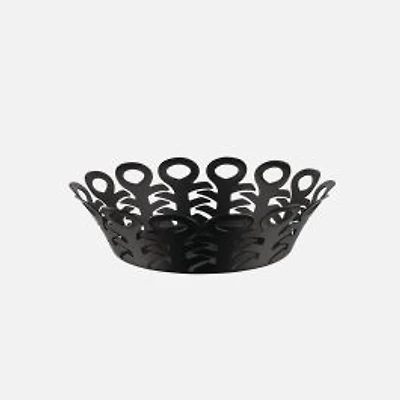 Alessi Black Vimini Basket Stainless Steel