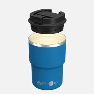 ASOBU Coffee Express Travel Mug - Blue, 12 oz