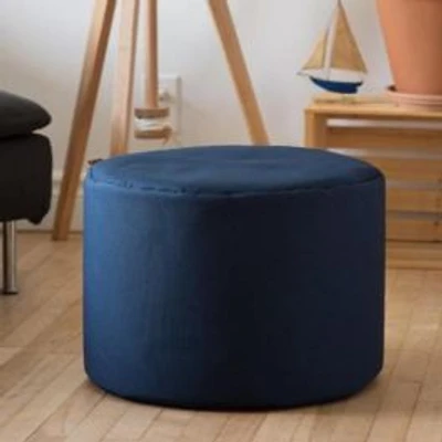 Original Round Ottoman and Footrest