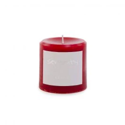 Serenity Red Candle