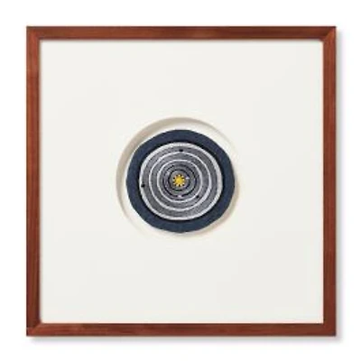 Loloi Solar Patch Blue and Grey 1'4 " x 1'4 " Wall Art