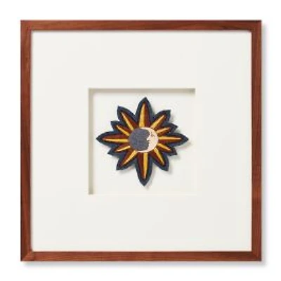Loloi Mystic Patch Blue and Brown 1'4 " x 1'4 " Wall Art
