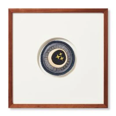 Loloi Celestial Patch Blue and Ivory 1'4 " x 1'4 " Wall Art