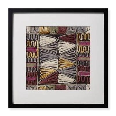 Loloi Marley Black and Multi 1'8 " x 1'8 " Wall Art