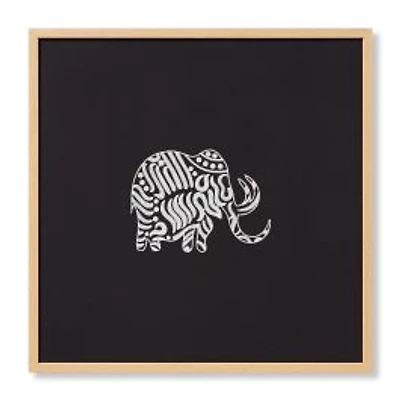 Loloi Giwa Black and Ivory 2'4 " x 2'4 " Wall Art