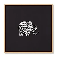 Loloi Giwa Black and Ivory 2'4 " x 2'4 " Wall Art