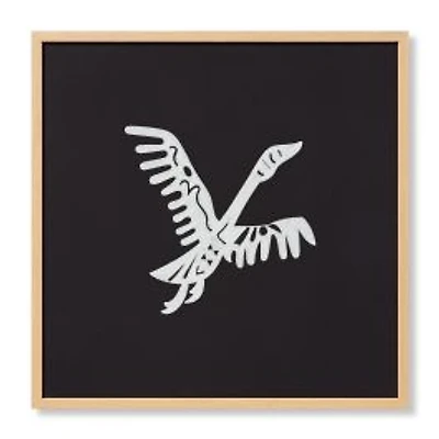 Loloi Oni Black and Ivory 2'4 " x 2'4 " Wall Art