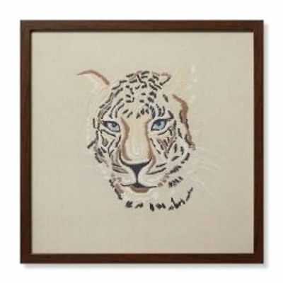 Loloi Tiger Beige and Ivory 2' x 2' Wall Art