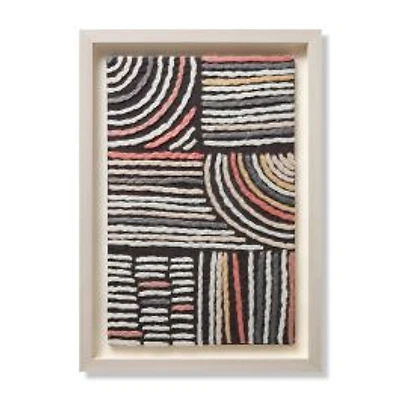 Loloi Matrix Brown and Beige 2'4 " x 1'8 " Wall Art