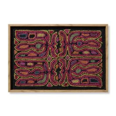 Loloi Cattleya Multi and Black 2'2 " x 1'6 " Wall Art