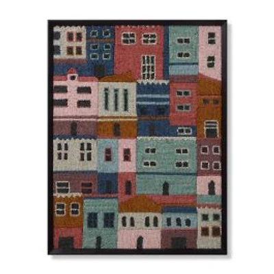 Loloi Bahamas Multi and Blue 2'7 " x 3'2 " Wall Art