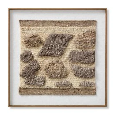 Loloi Stonewall Brown and Grey 2'7 " x 2'7 " Wall Art